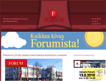 Tablet Screenshot of forumvarkaus.fi